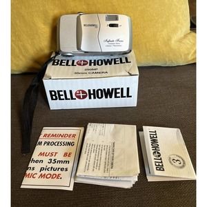 Bell & Howell 250 Infinite Focus 35mm Film Camera Classic Panorama Silver